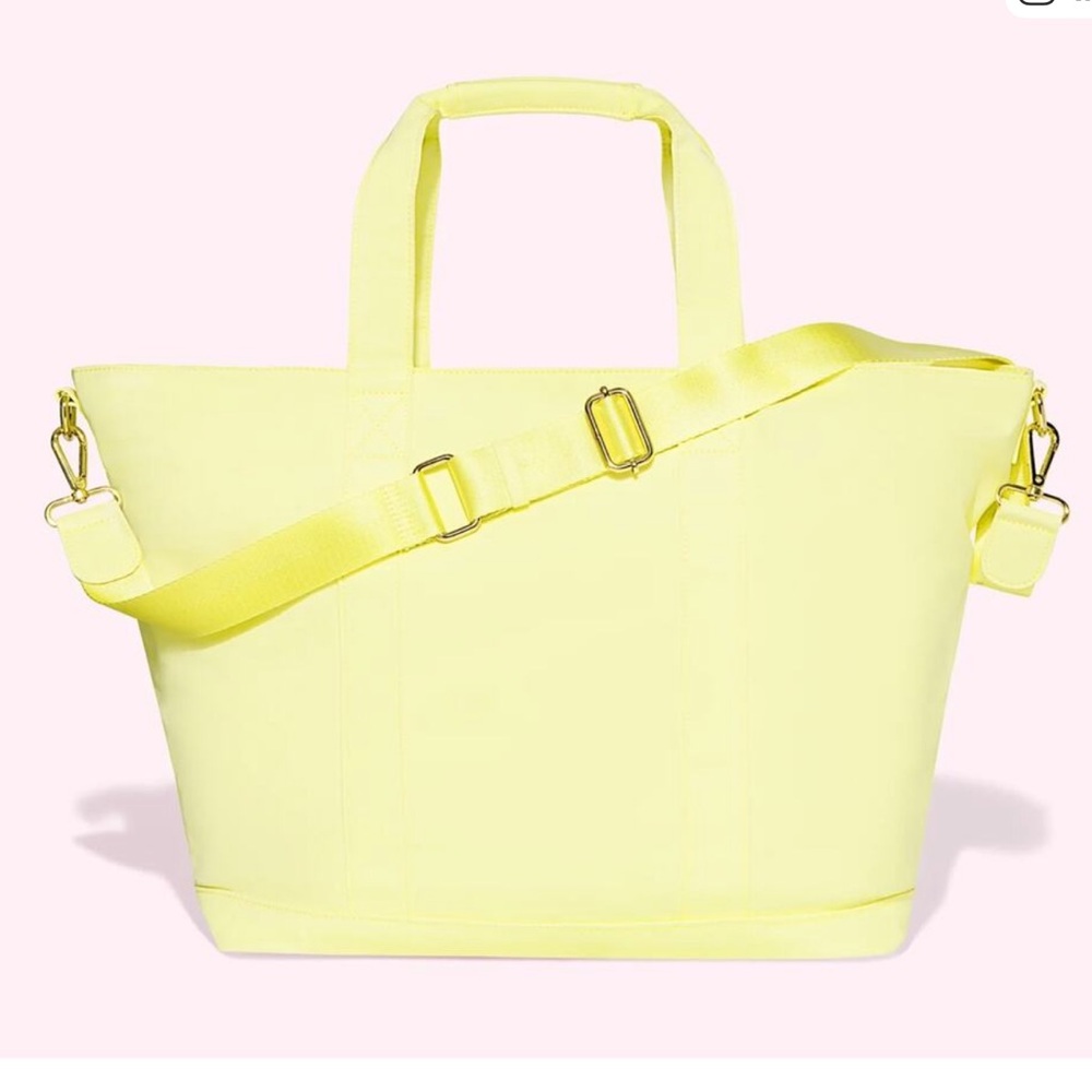 STONEY CLOVER LANE CLASSIC TOTE W SHOULDER STRAP! Banana